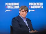 El candidato de Junts+ a las elecciones, Carles Puigdemont.
