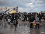 Imagen de las calles de Rafah el pasado 6 de mayo.