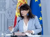 La ministra de Igualdad, Ana Redondo, en una rueda de prensa posterior al Consejo de Ministros.