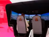Simulador de avión. Espacio Iberia