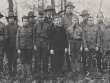 Boy Scouts, en Columbus (Ohio), en 1918.