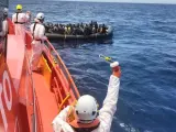 Pateras rescatadas cerca de Fuerteventura.