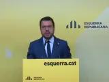 Comparecencia de Aragonés para valorar los resultados electorales.