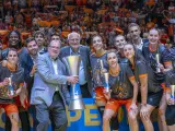 El Valencia Basket derrumba a Perfumerías y vuelve a ser campeón de Liga.