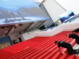 Colocación de la alfombra roja de Cannes 2024