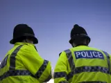 Policías británicos.