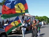 Protestas en Nueva Caledonia.
