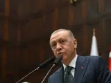 El presidente de Turquía, Recep Tayyip Erdogan, en Ankara.