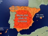 Las temperaturas en España durante el verano 2024.