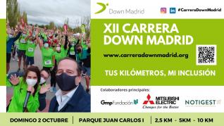 Cartel XII Carrera Down Madrid