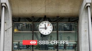 Fotografía Reloj en las estaciones de tren de Suiza.