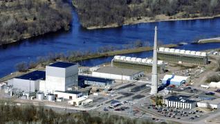 Central nuclear de Xcel en Monticello, Minnesota.