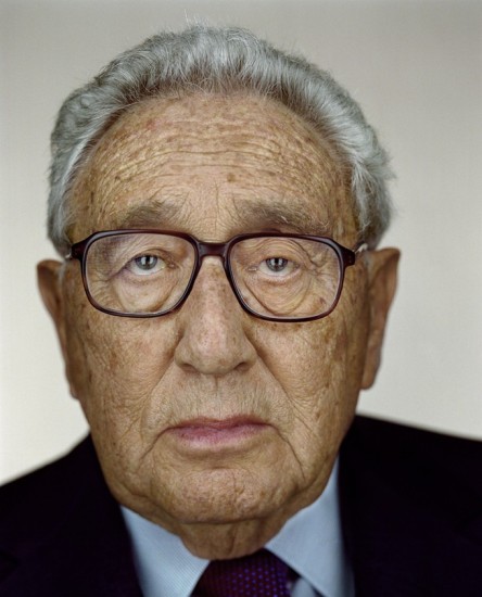 El político Henry Kissinger, retratado por Martin Schoeller en 2007