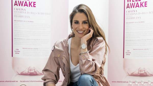 Sports journalist Lucía Villalón is an ambassador for Vitamin Well drinks.