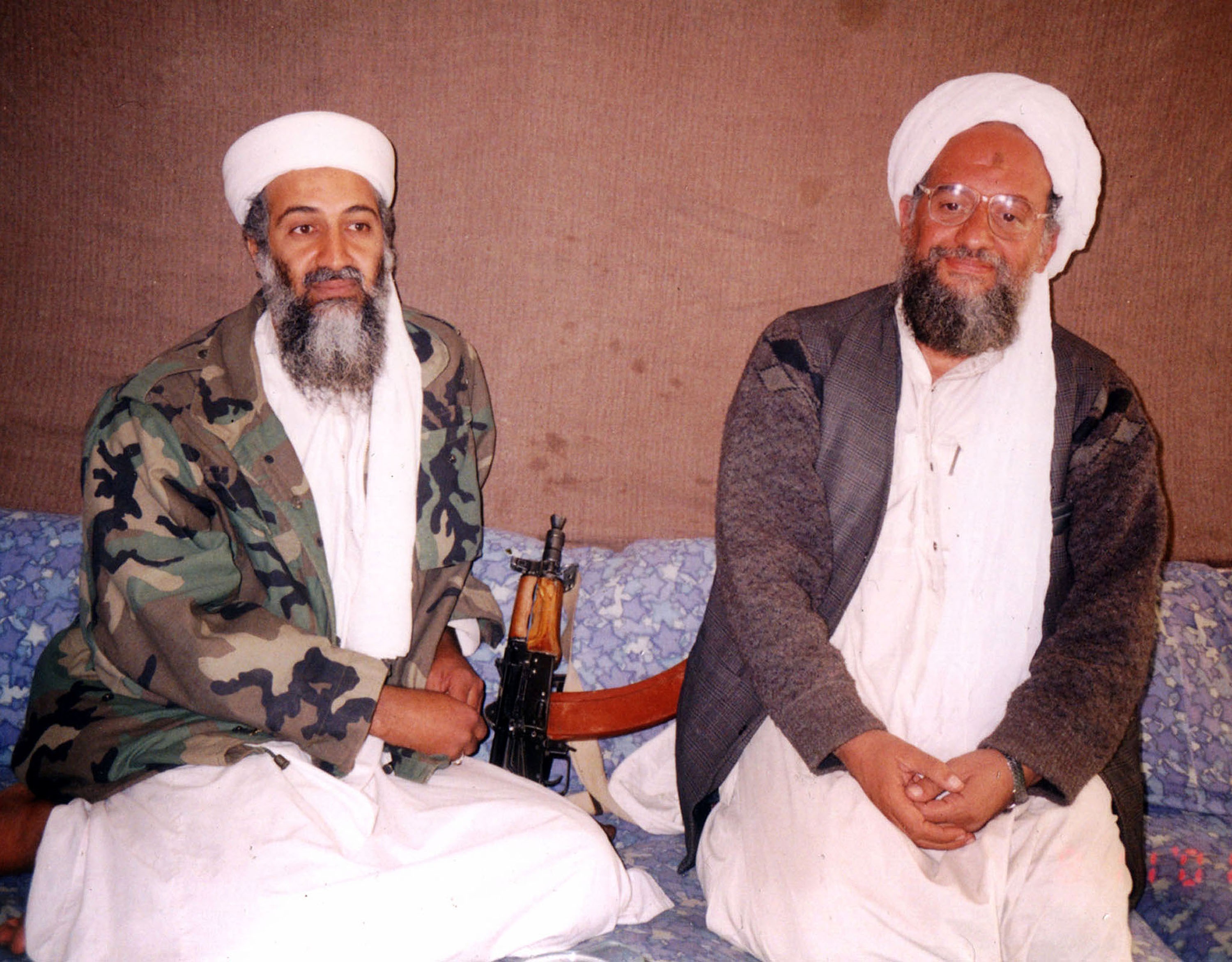 Usama bin Laden y Ayman al-Zawahiri