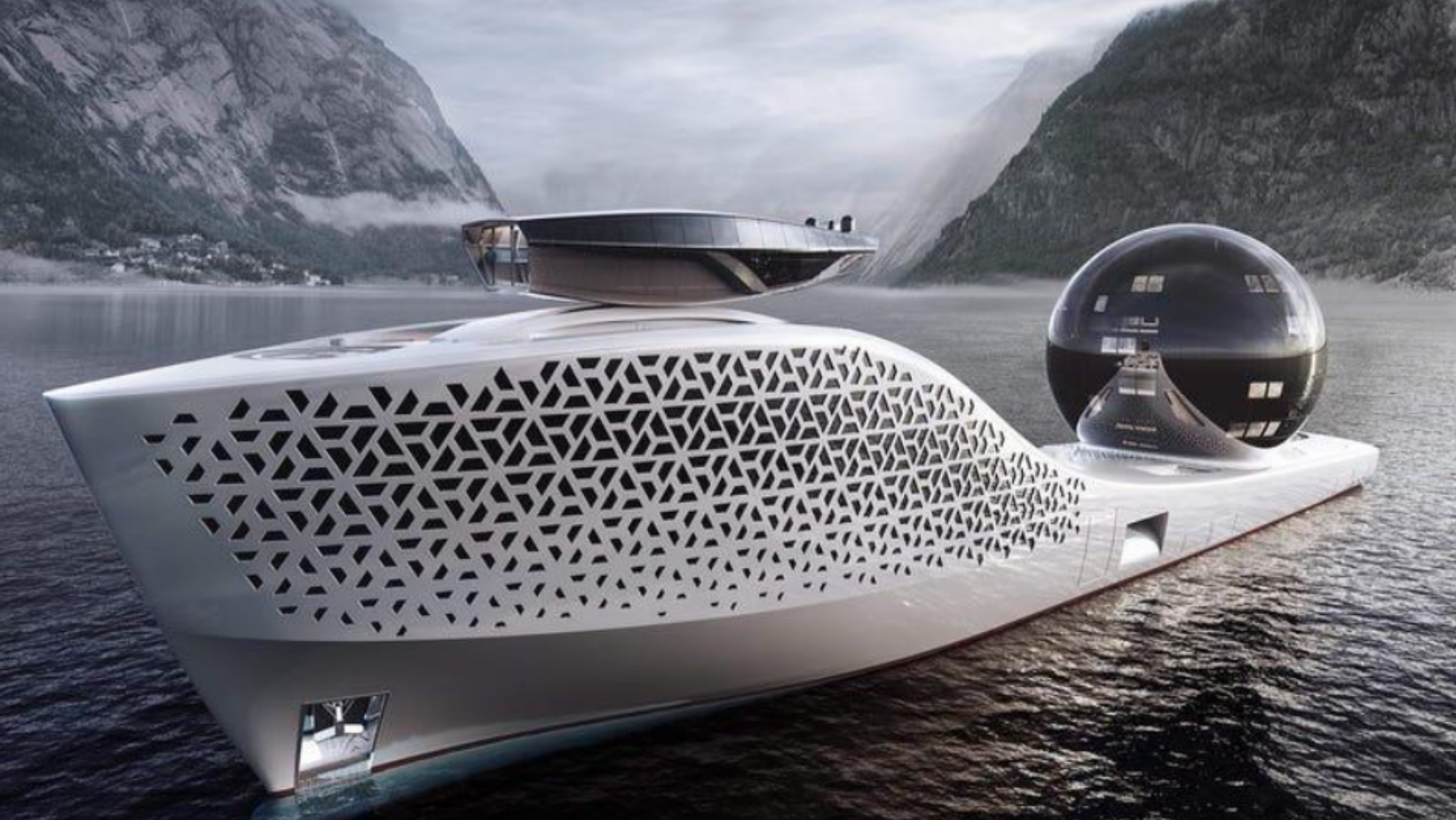 'Earth 300' yacht will look like this on the sea.