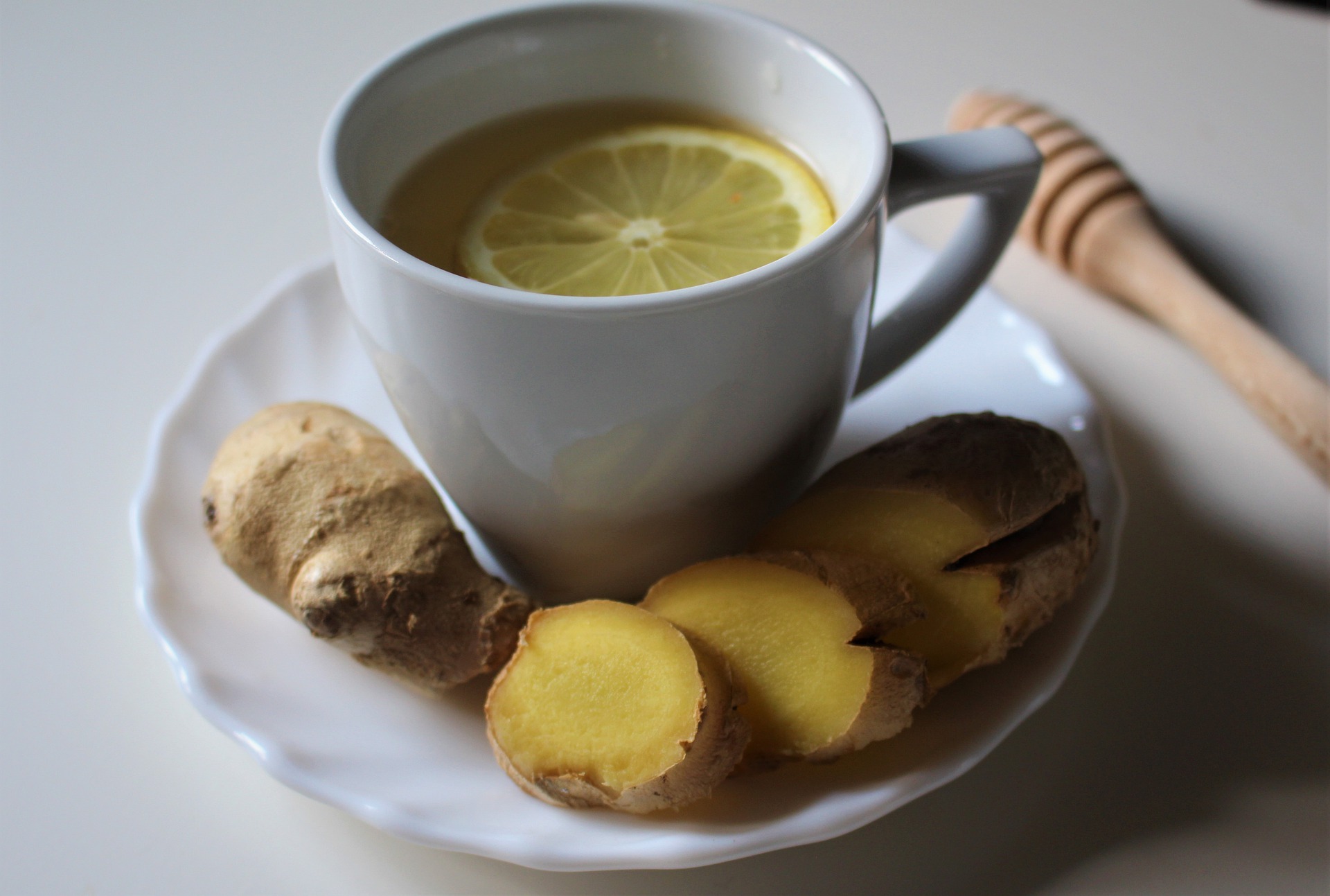 Ginger Infusion With Lemon.
