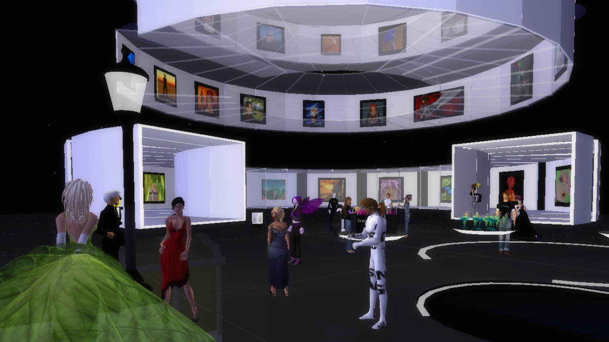 The opening of the Metaverse Gallery premieres in 2006 with Shoshanna Epsilon.