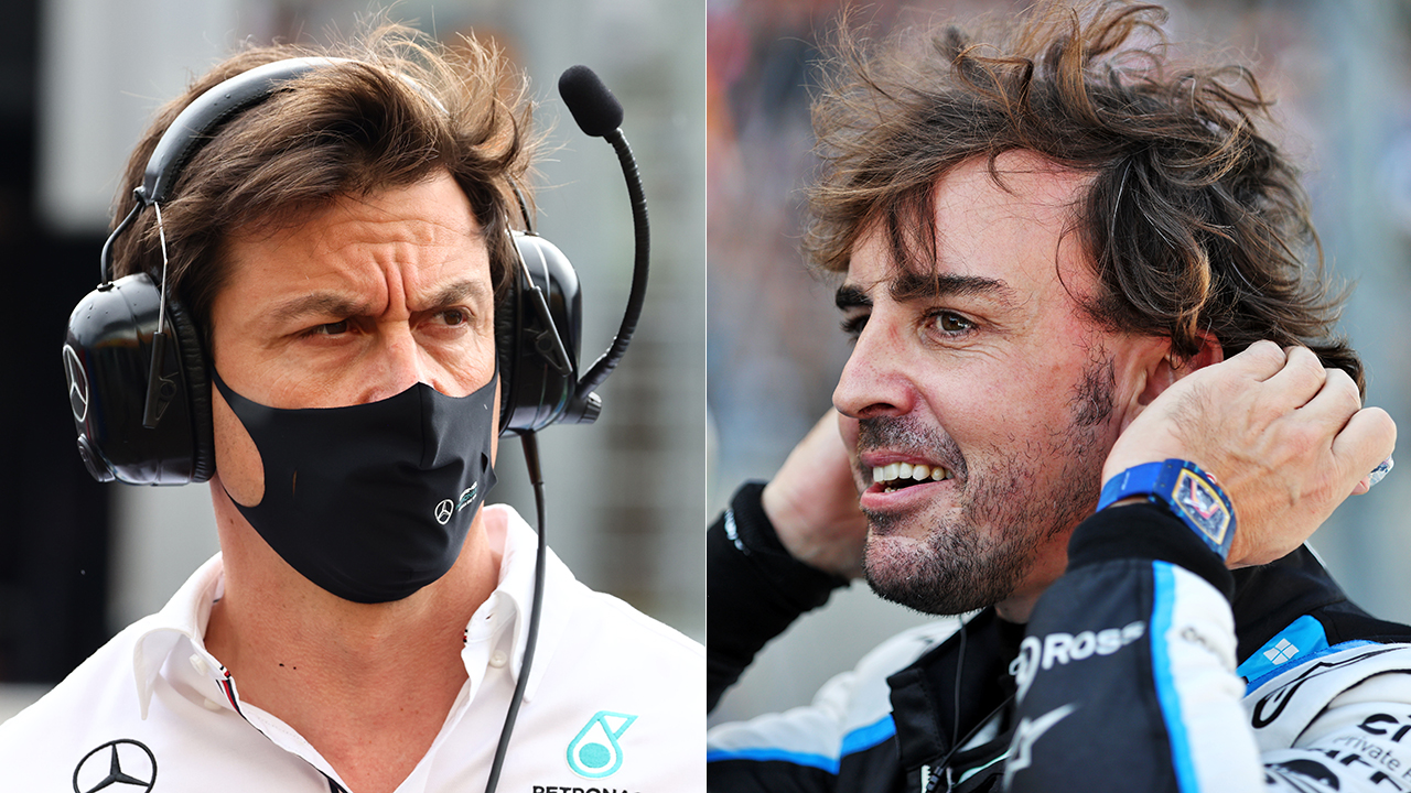 Toto Wolff and Fernando Alonso