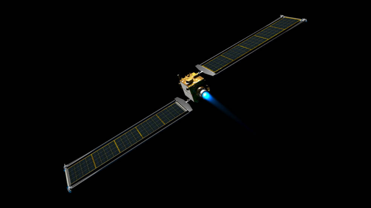 The DART spacecraft will collide with the asteroid Dimorphos in the fall of 2022.