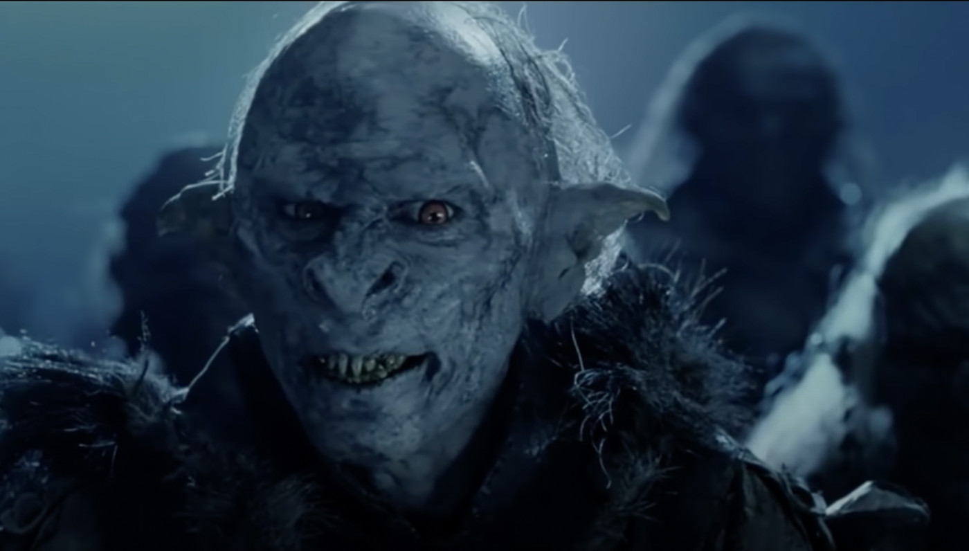 An orc in 'The Lord of the Rings: The Two Towers'.