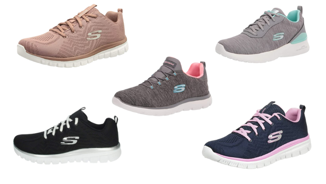 Various designs of the Graceful Get Connected model, from Skechers.