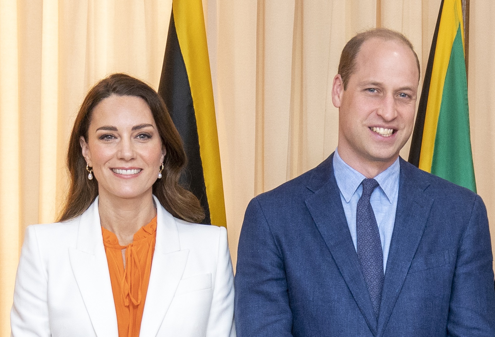 Princ William in Kate Middleton na Jamajki.