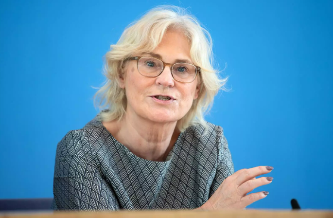 La ministra de Justicia de Alemania, Christine Lambrecht.