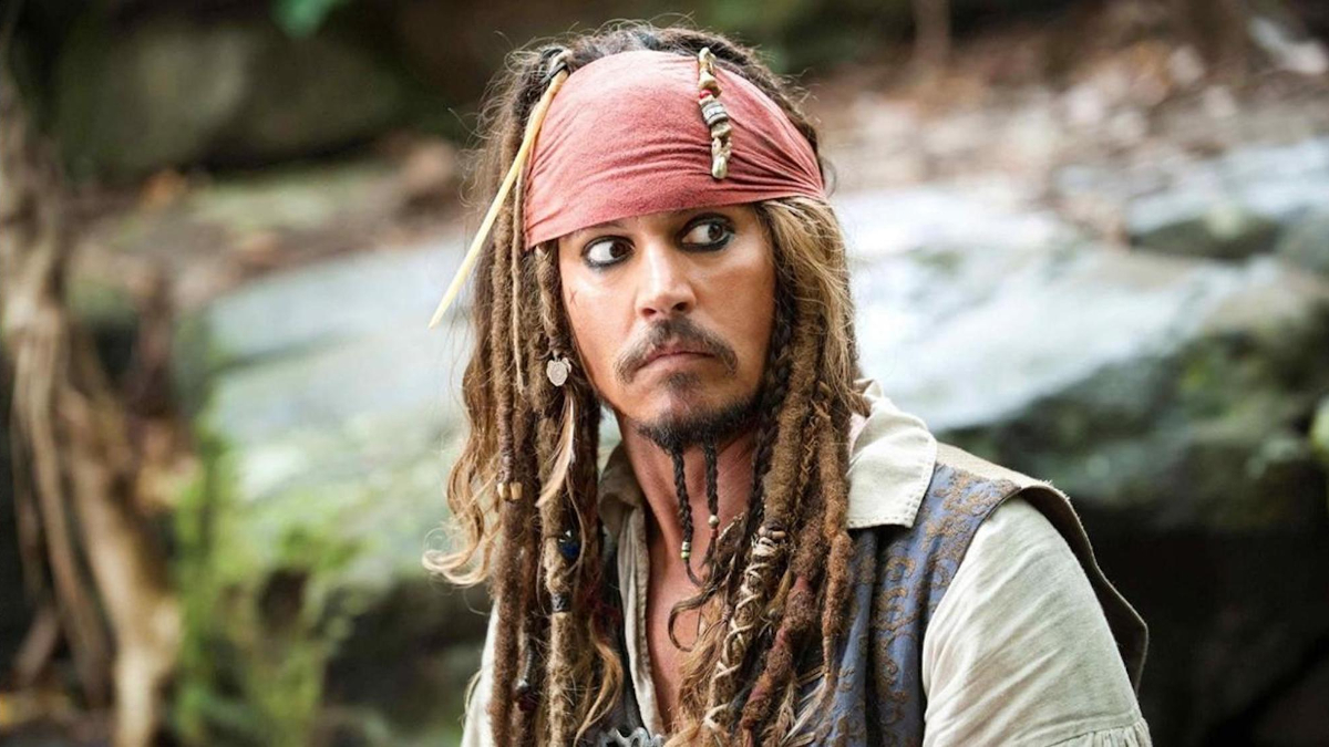 Johnny Depp as Jack Sparrow in the 'Pirates of the Caribbean' franchise
