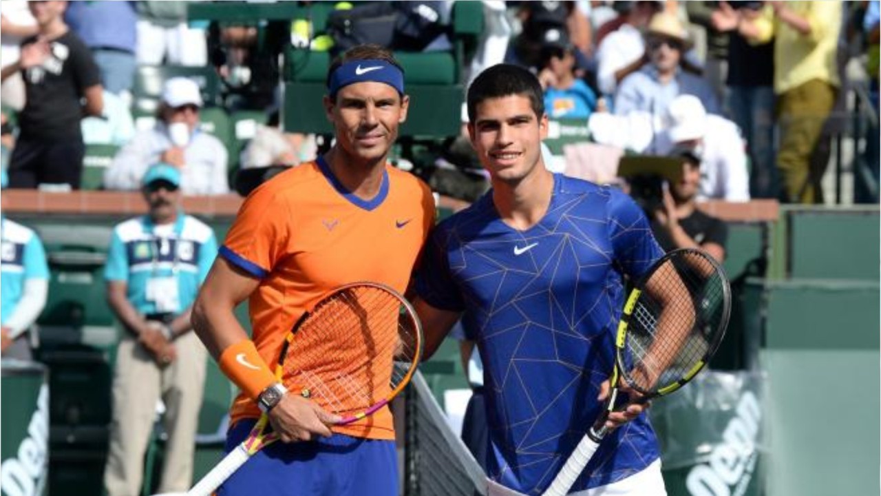 Rafa Nadal explodes after the comparison with Alcaraz