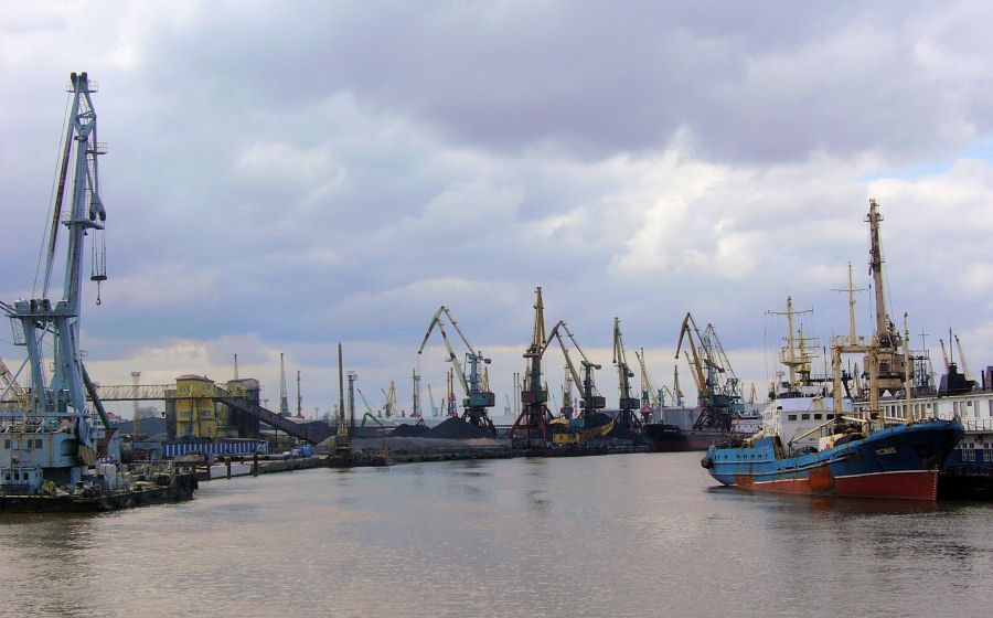 Port of Kaliningrad.