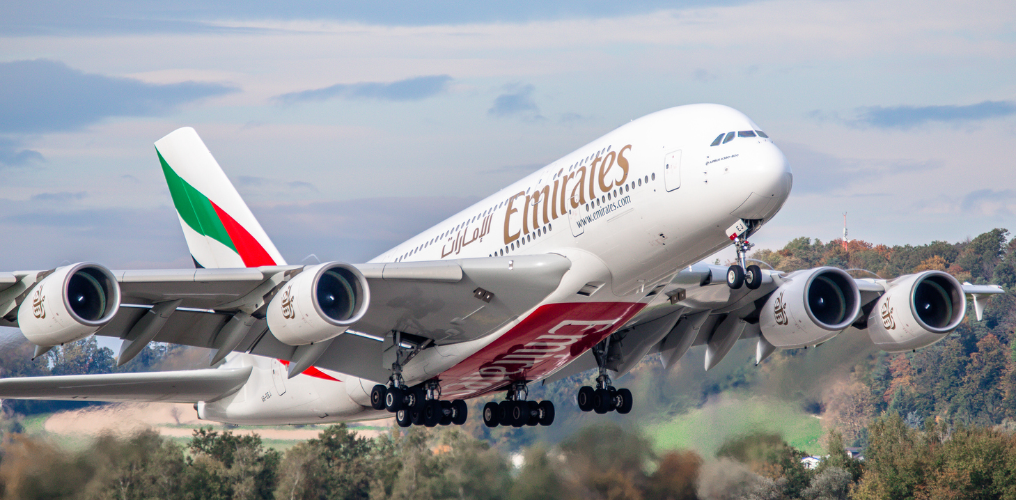 Airbus A380 letalske družbe Fly Emirates.