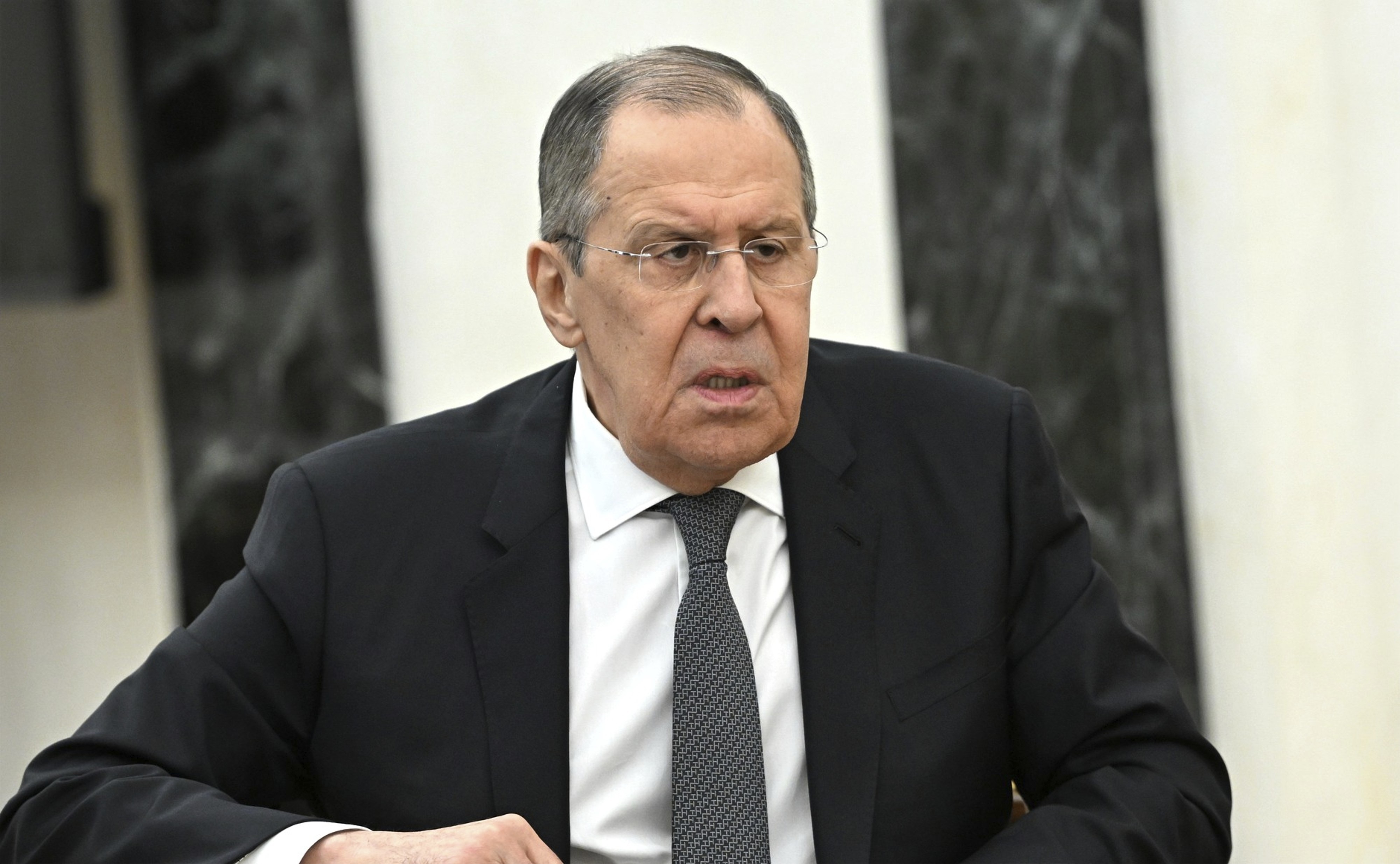 El ministro ruso de Asuntos Exteriores, Sergei Lavrov.