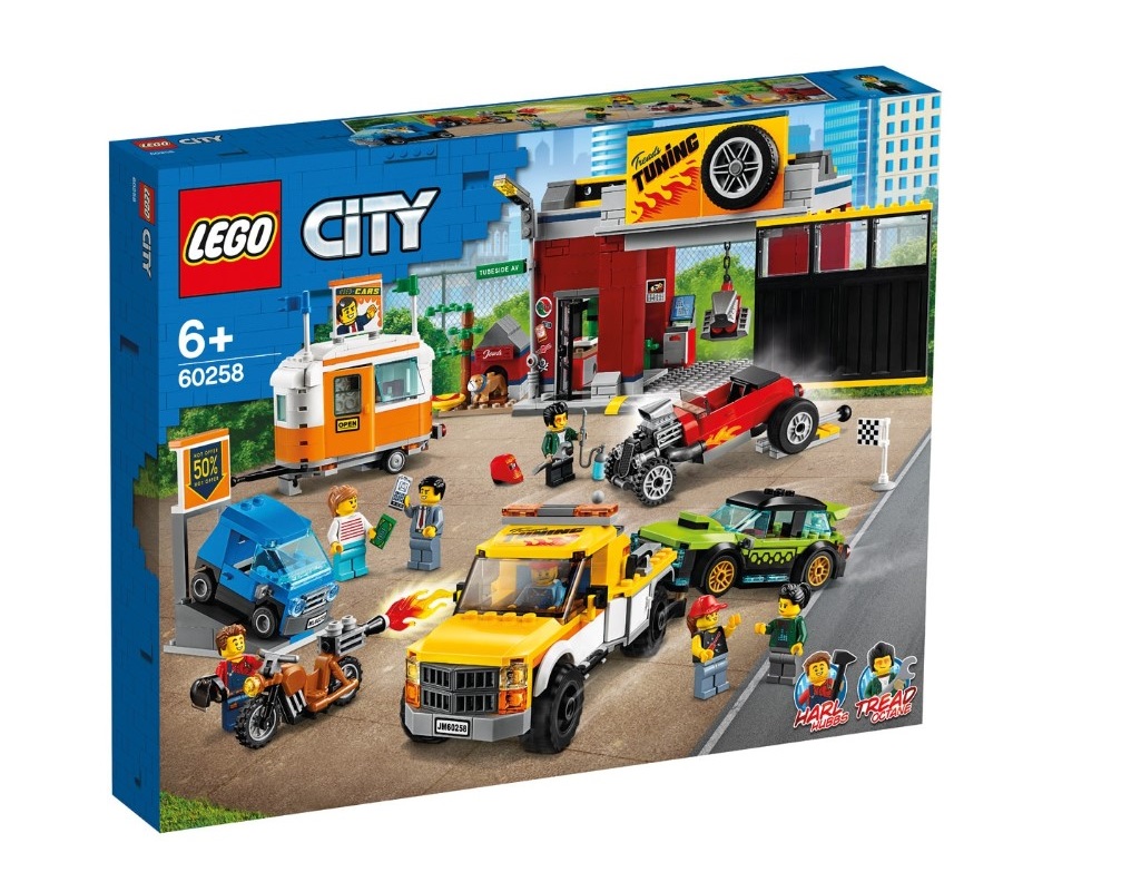 Lego City sets are the favorites of car lovers.