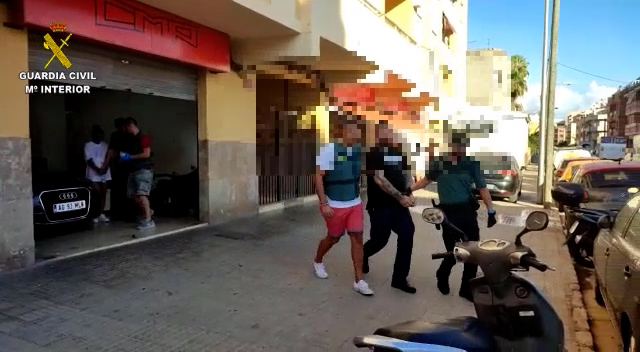 Four Captives Who Managed A Drug Sales Center In Magaluf