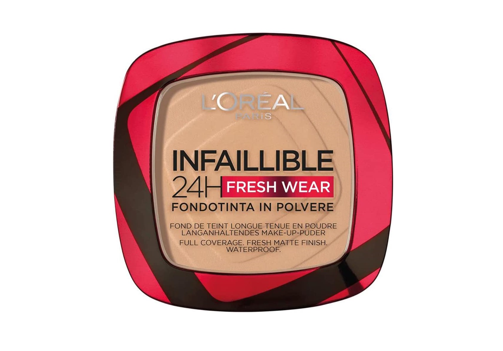 Infaillible compact powder foundation by L'Oreal Paris.