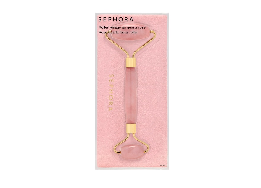 The Sephora brand rose quartz roller.