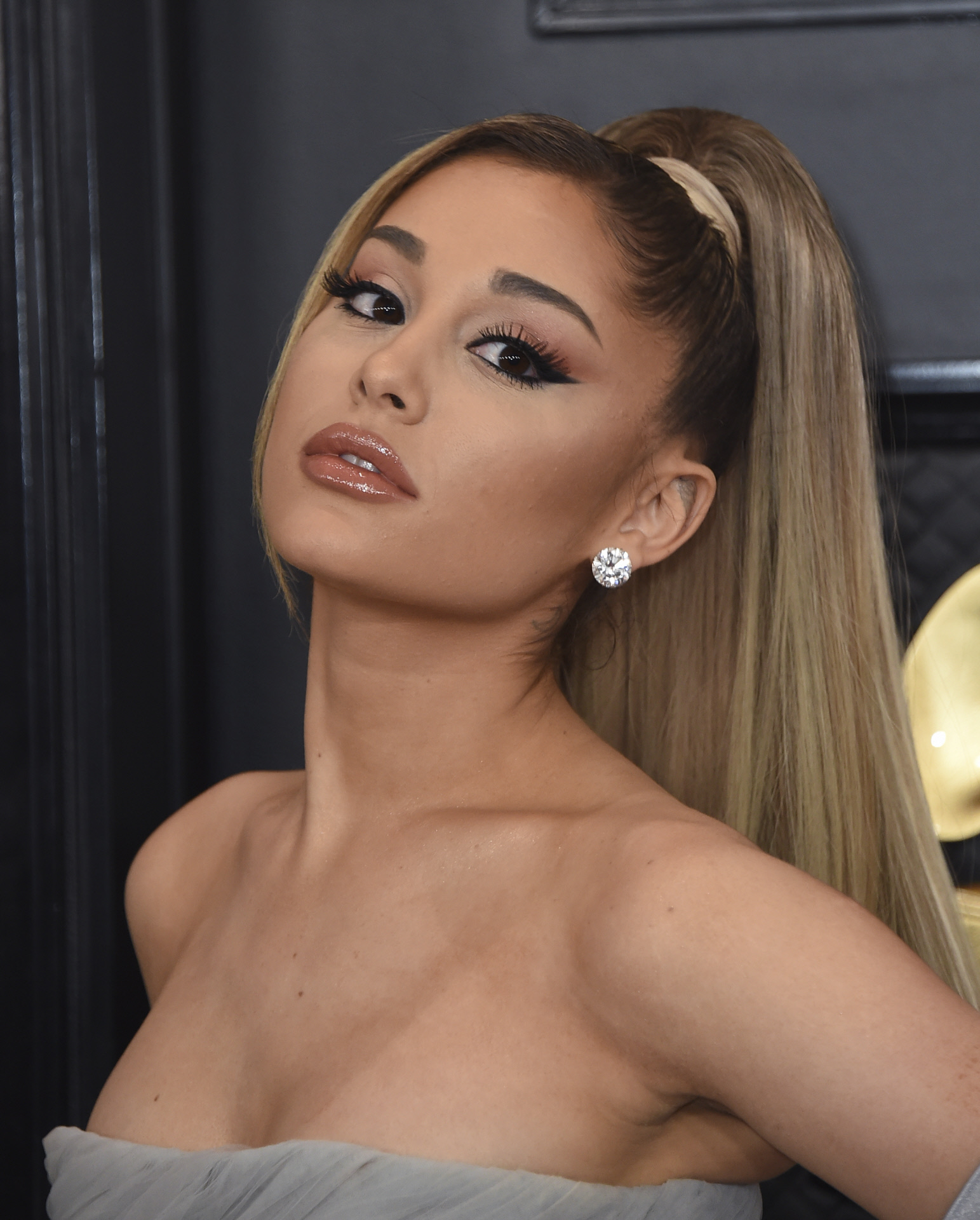 Ariana Grande has made her trademark doll hair ponytail