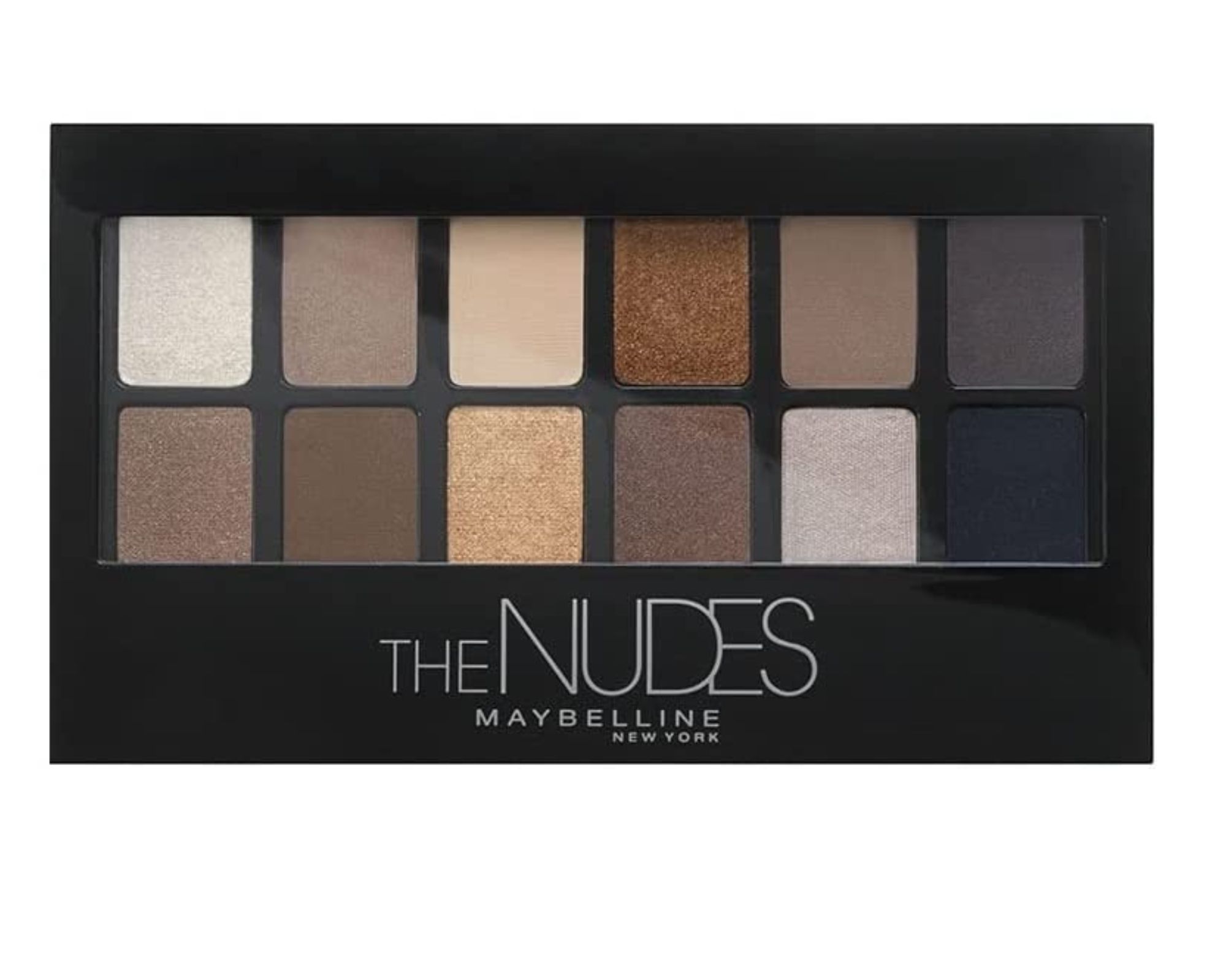 Maybelline New York, Eyeshadow Palette, The Nudes, 12 Colors