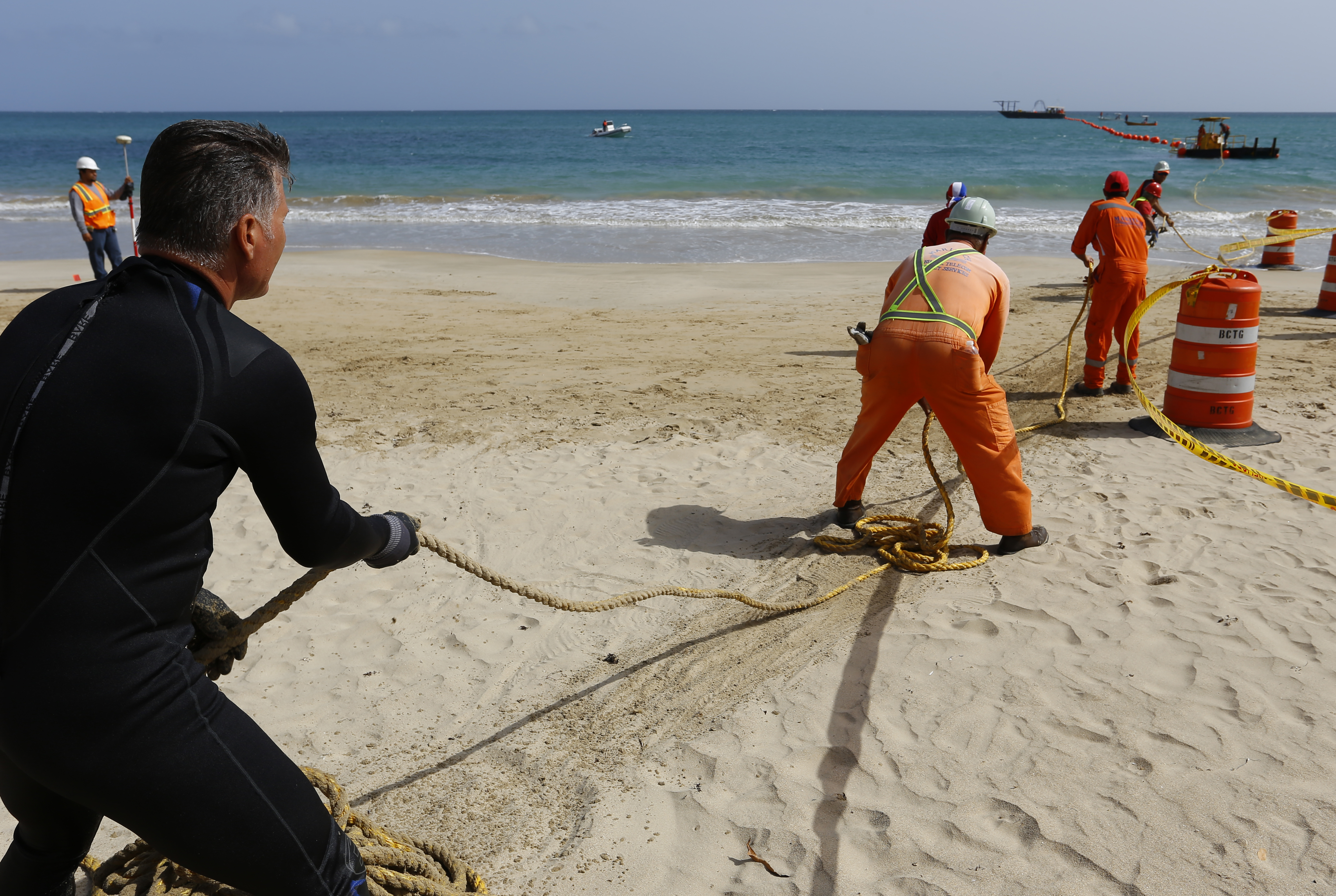 Cutting submarine cables causes damage to civilian, military and government communications.