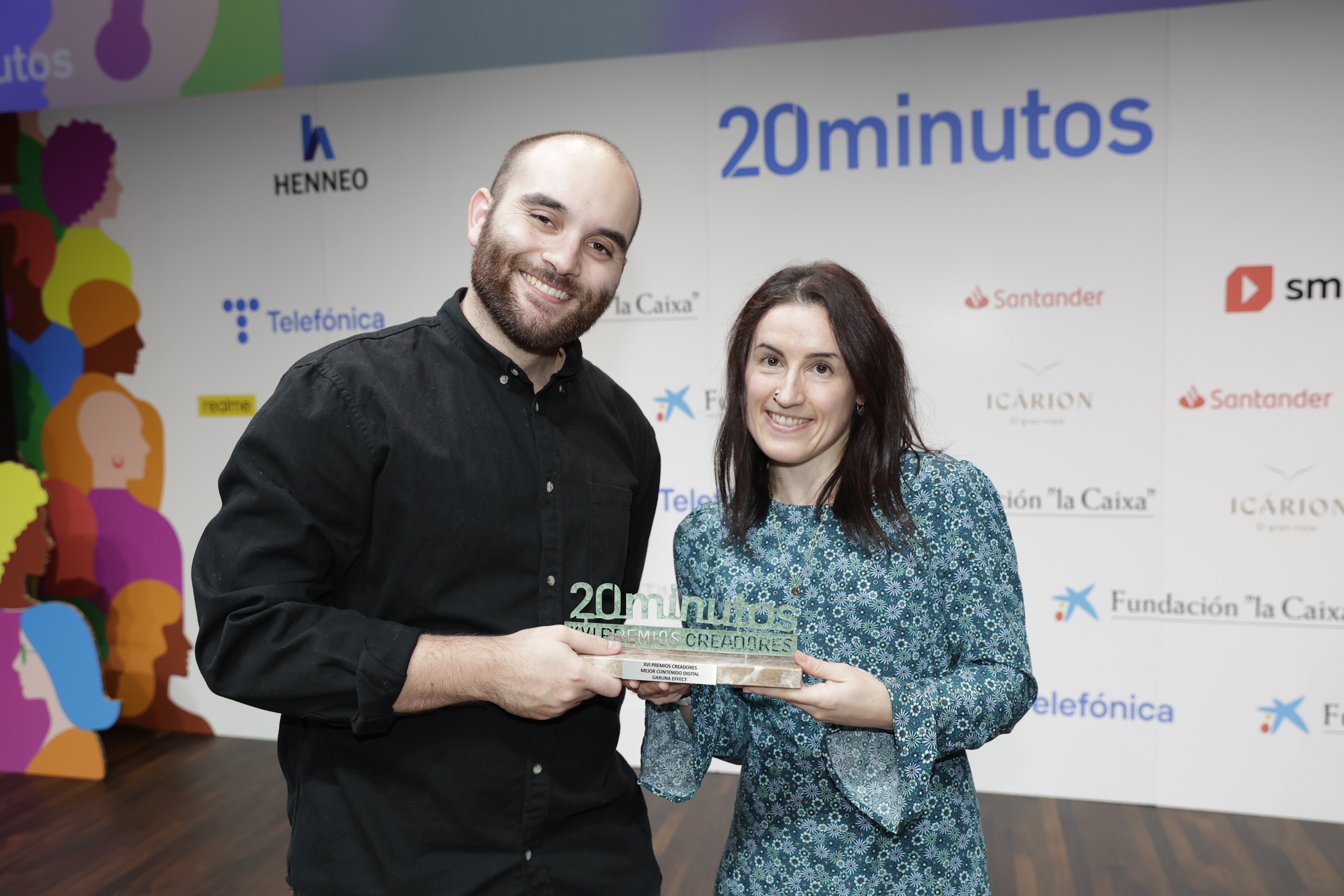 Arima Rodríguez y Rubén Sierra, fundadores de 'Efecto Garuna', han sido galardonados con el premio del jurado de los Premios Creadores.