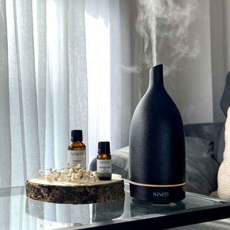 Sisen 'Shiro Black' essential oil diffuser