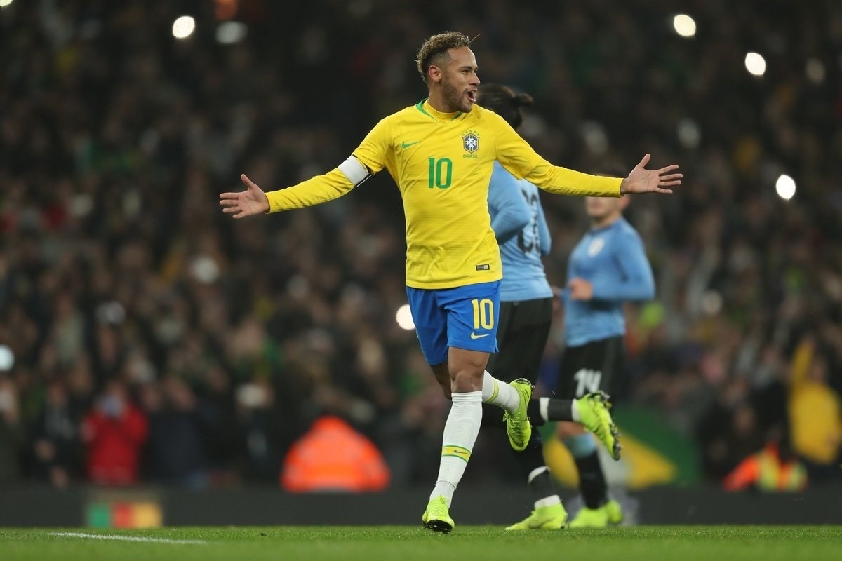 Neymar in a match with Brazil (FILE photo) 11/16/2018