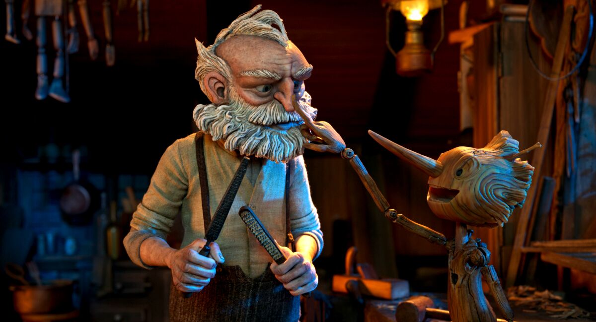 Image of 'Pinocchio by Guillermo del Toro'.