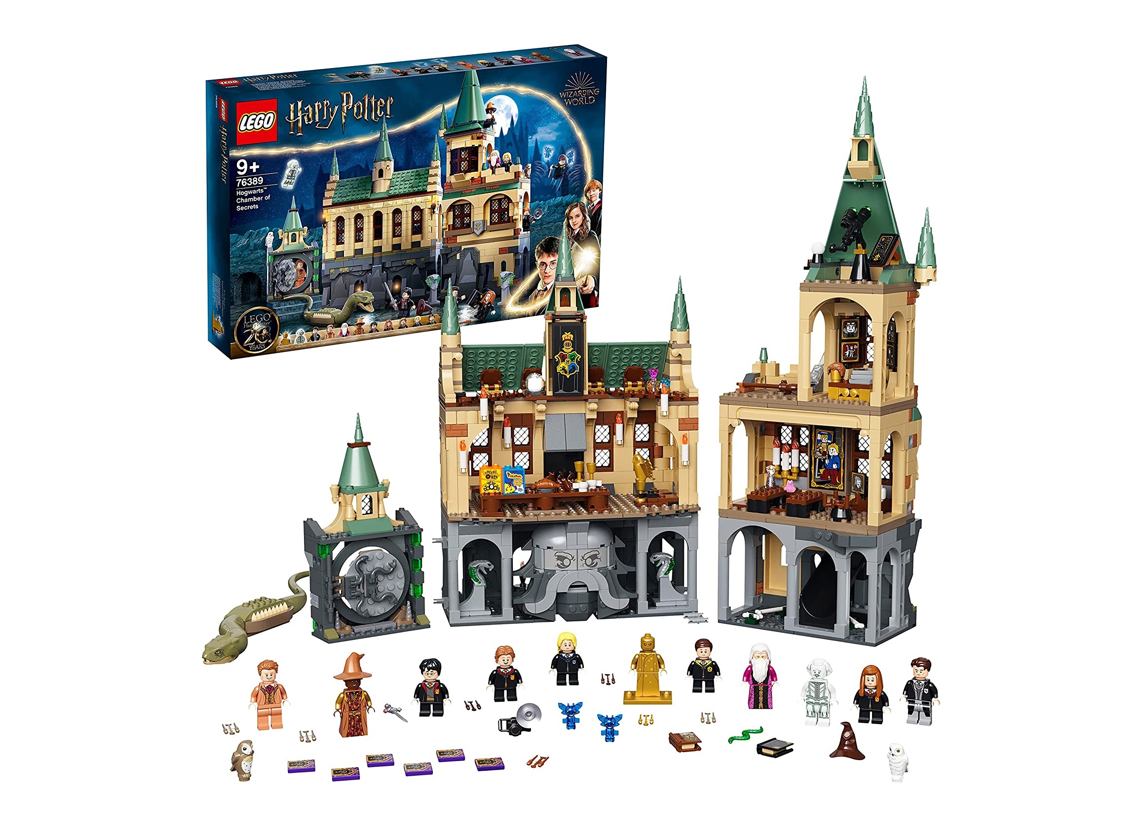 One of the highlights of this set is the gold Voldemort for the 20th anniversary of 'Harry Potter'.