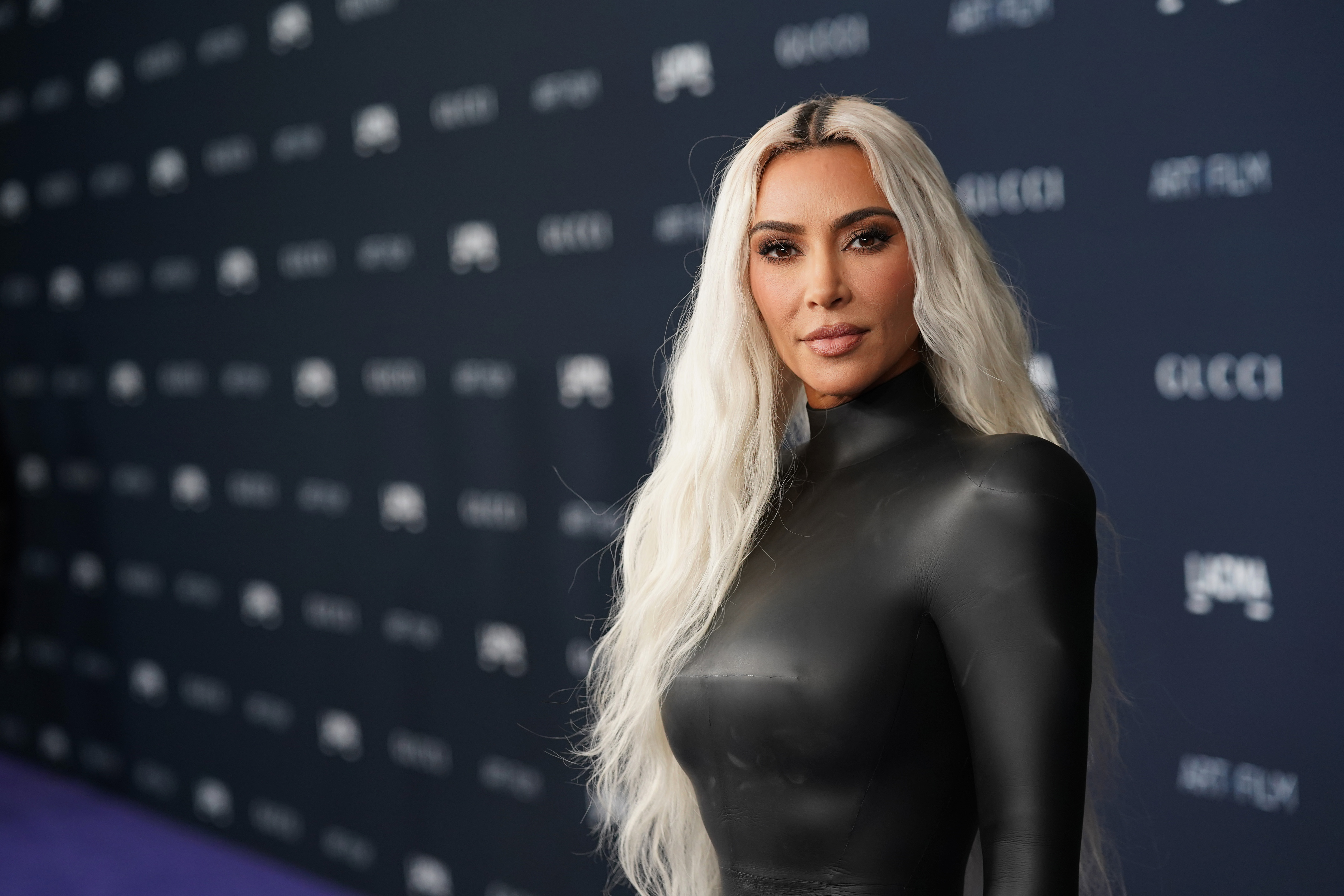 Businesswoman and 'influencer' Kim Kardashian, at the 2022 LACMA Art+Film Gala.
