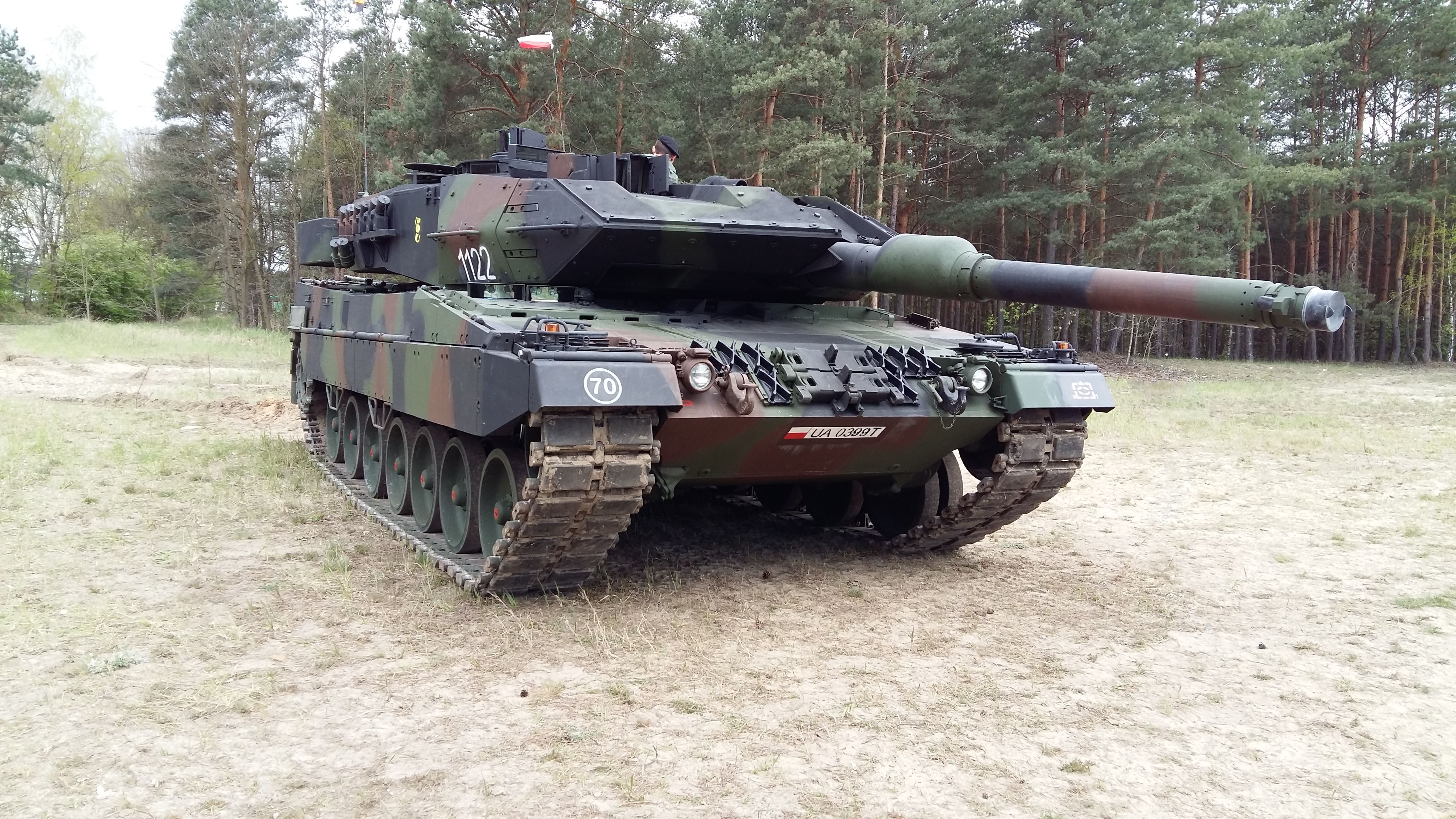 Tanque Leopard 2A5 del Ejército de Polonia.