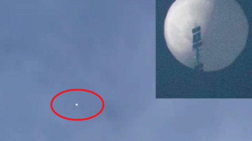 Vídeo del globo aerostático avistado sobrevolando territorio estadounidense, el 1 de febrero de 2023.