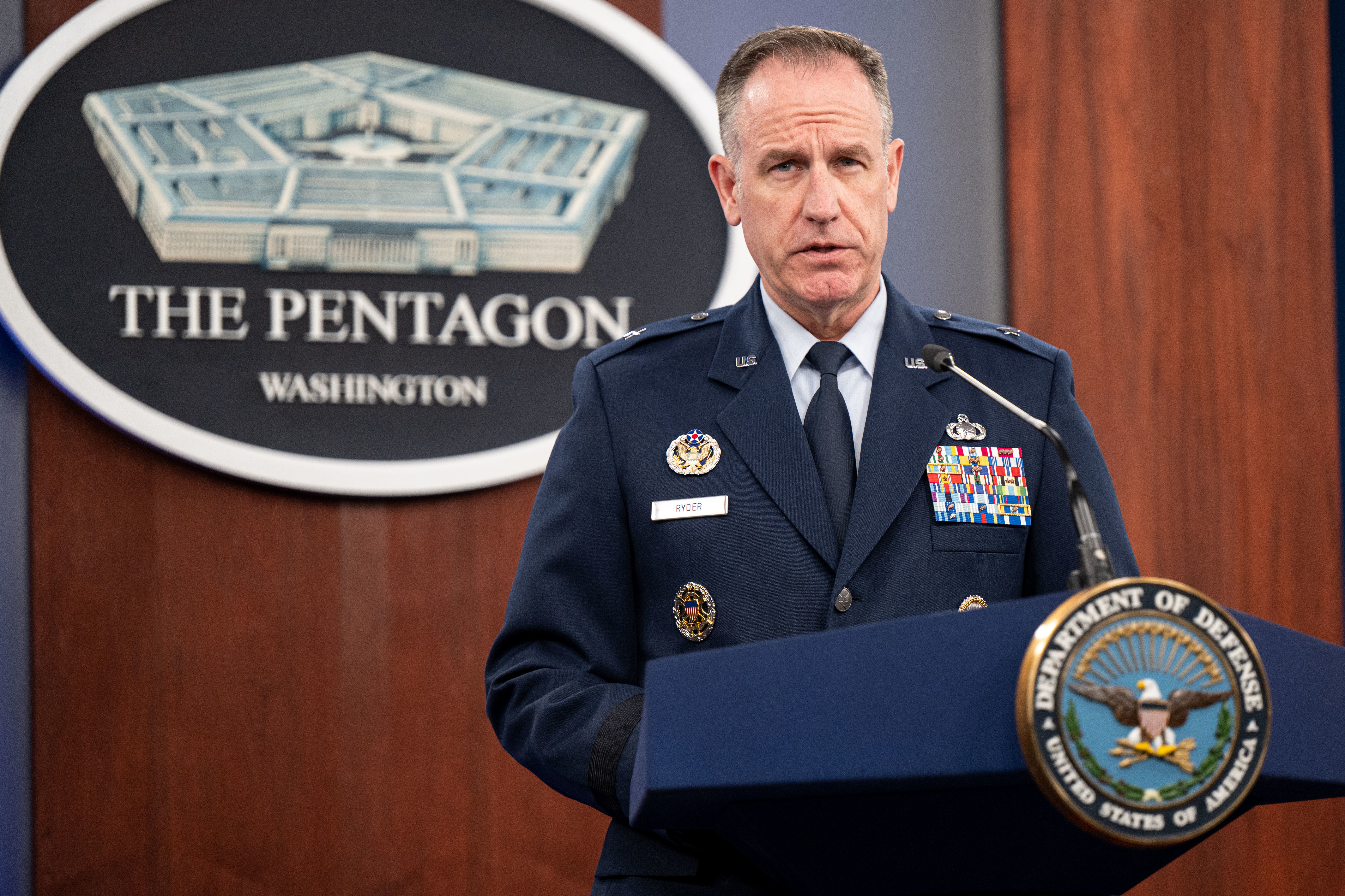 Pentagon Press Secretary Air Force Brigadier General Pat Ryder