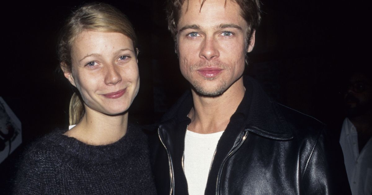 Gwyneth Paltrow and Brad Pitt at David Bowie's 'after show' party in 1995